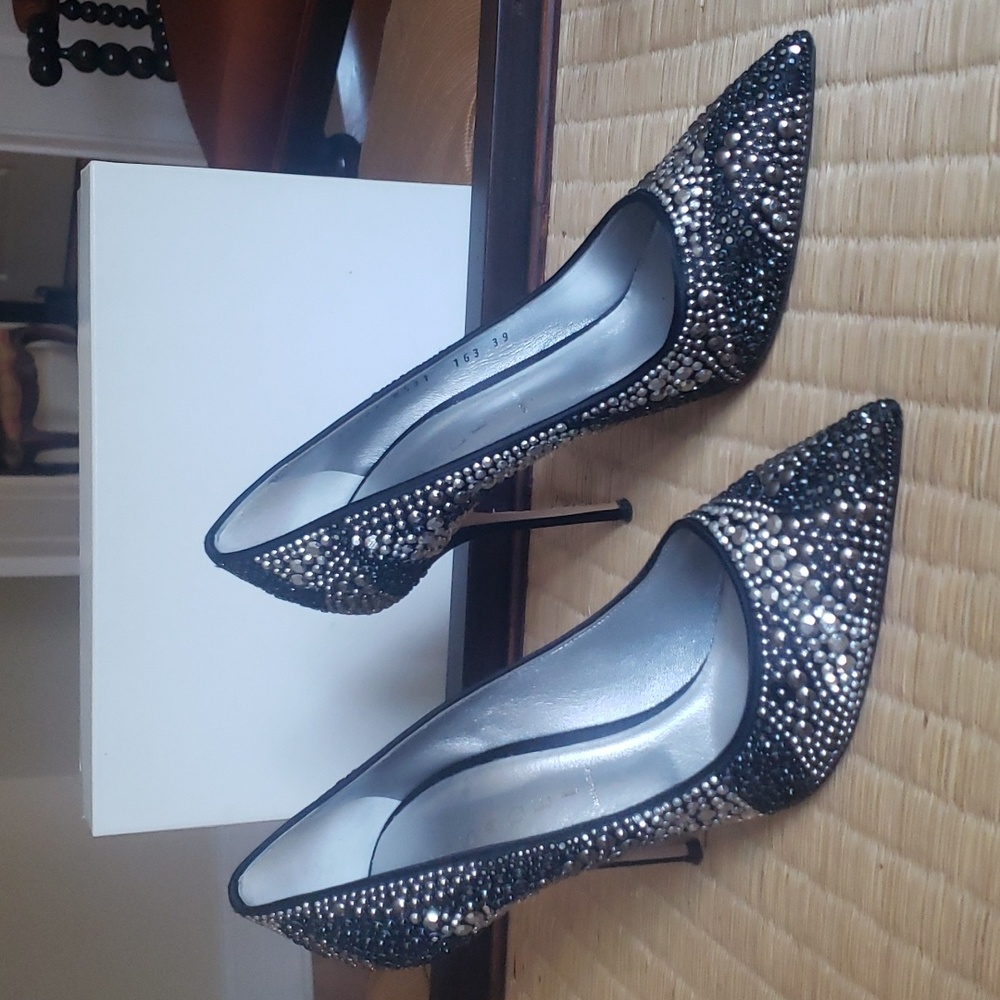 CASADEI  crystal-embellished heels